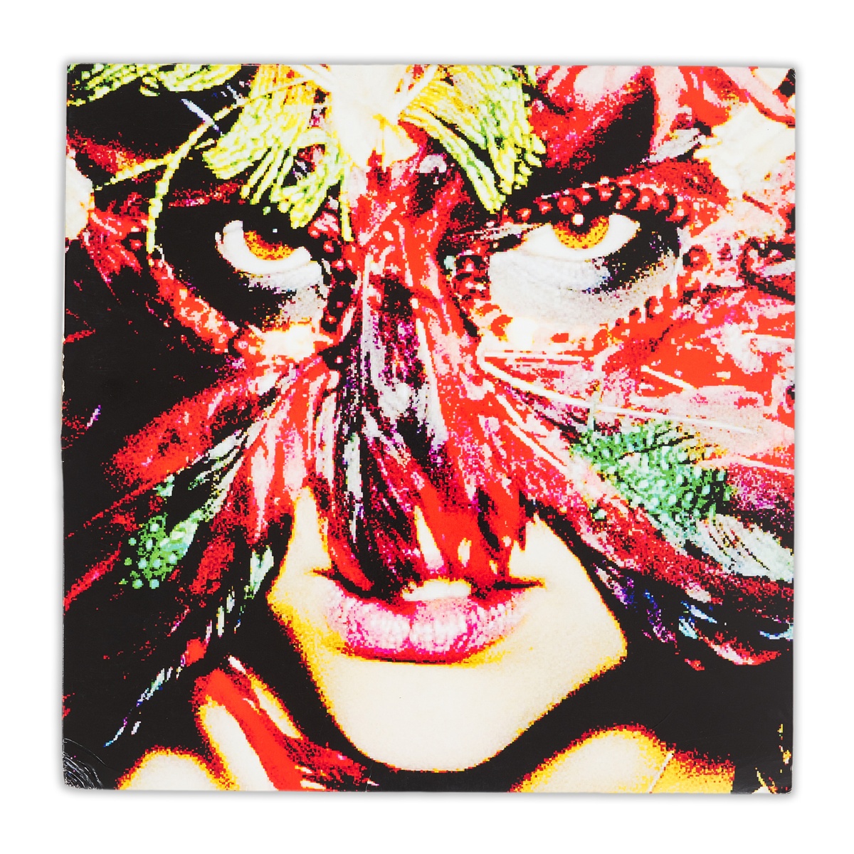 A photograph of the cover of Xuxa Santamaria's 12" vinyl record 'ChuCha Santamaria y Usted'.
